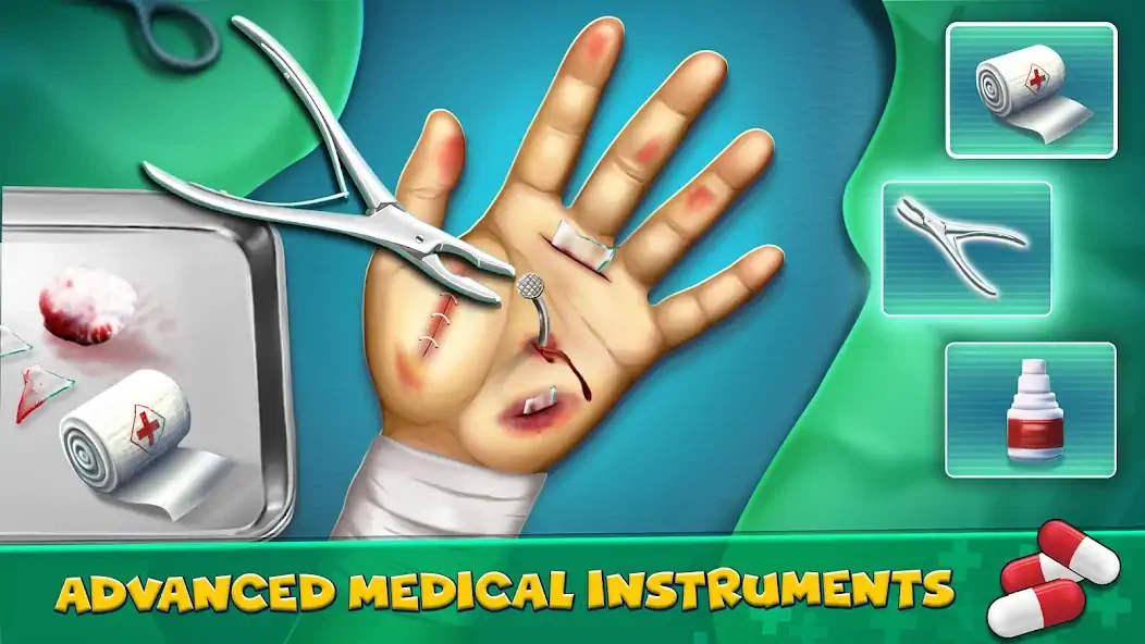 Download Surgeon Simulator Doctor Games MOD [Unlimited money/gems] + MOD [Menu] APK for Android