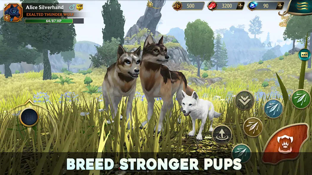 Download Wolf Tales - Wild Animal Sim MOD [Unlimited money/gems] + MOD [Menu] APK for Android