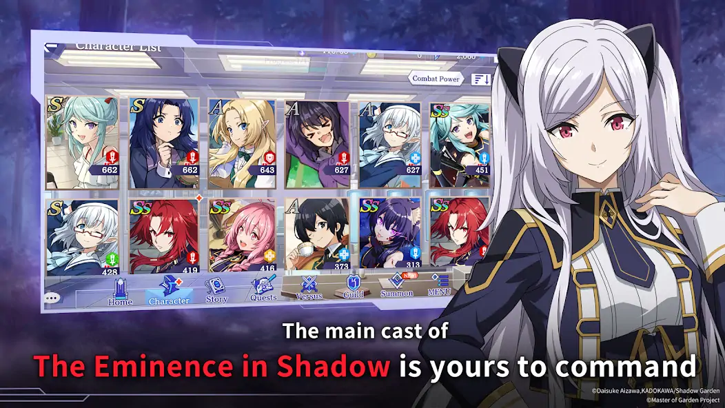 Download The Eminence in Shadow RPG MOD [Unlimited money/gems] + MOD [Menu] APK for Android