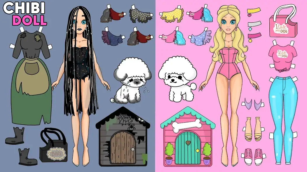 Download Chibi Dolls Dress Up Games MOD [Unlimited money/gems] + MOD [Menu] APK for Android