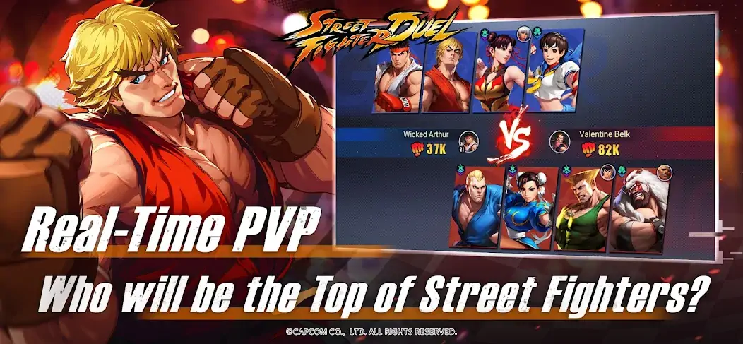 Download Street Fighter Duel - Idle RPG MOD [Unlimited money/gems] + MOD [Menu] APK for Android
