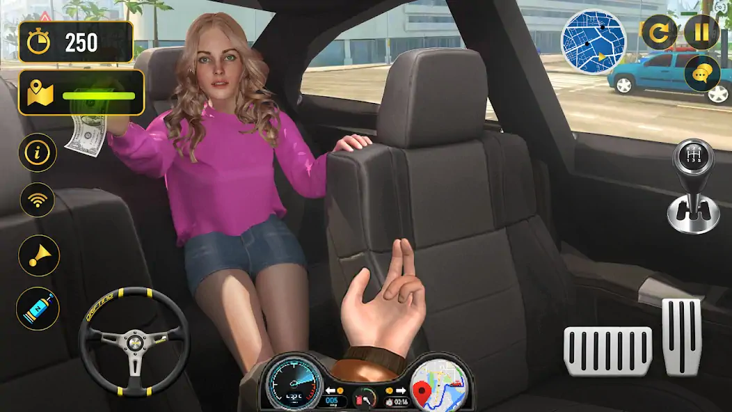 Download Taxi Games Car Simulator 3D MOD [Unlimited money/gems] + MOD [Menu] APK for Android