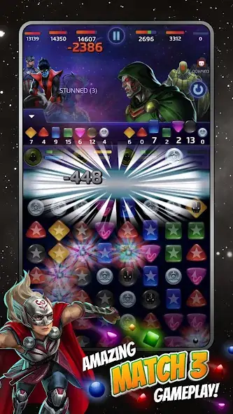 Download MARVEL Puzzle Quest: Hero RPG MOD [Unlimited money/gems] + MOD [Menu] APK for Android