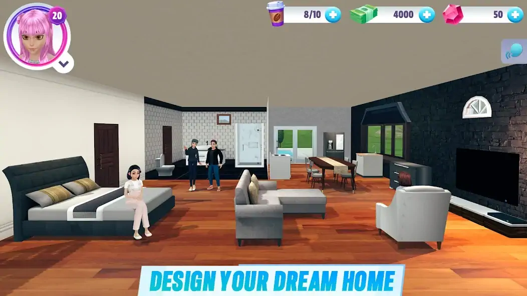 Download Virtual Sim Story: Home & Life MOD [Unlimited money] + MOD [Menu] APK for Android