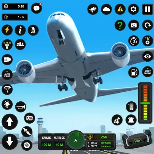 Download Pilot Simulator: Airplane Game MOD [Unlimited money/gems] + MOD [Menu] APK for Android
