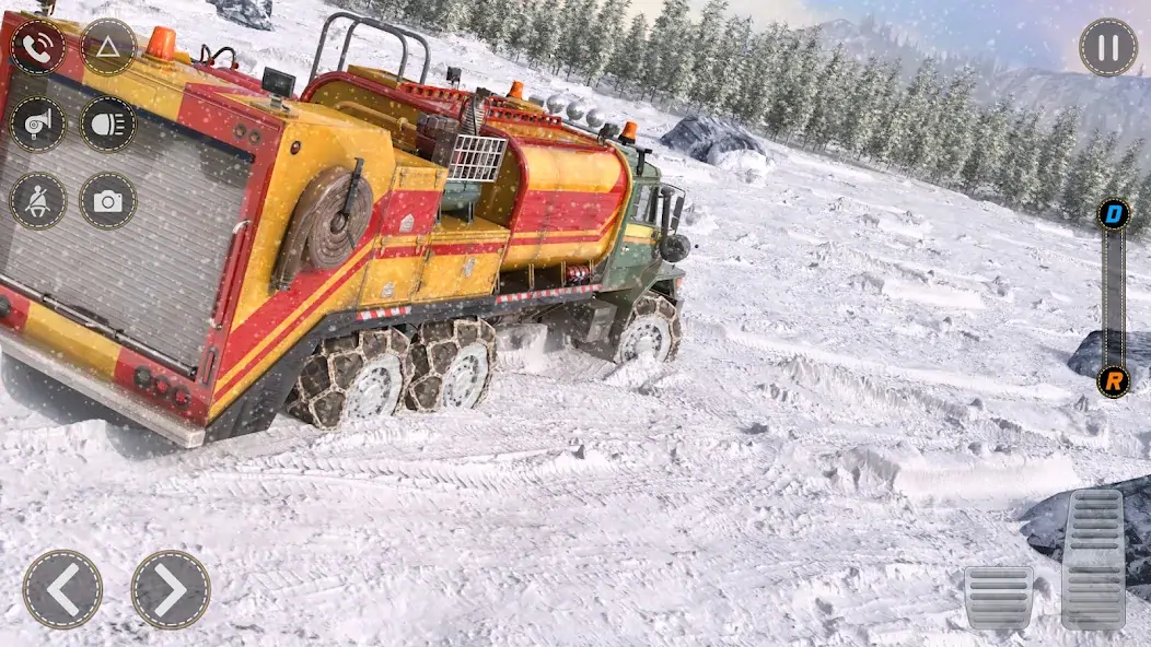 Download Offroad Snow Mud Truck Runner MOD [Unlimited money/gems] + MOD [Menu] APK for Android