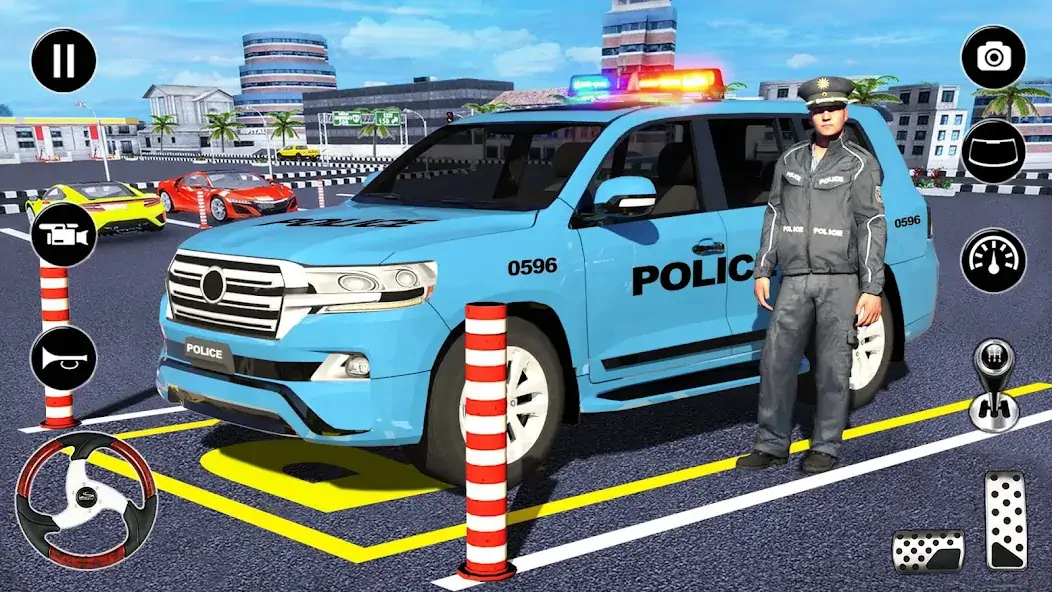 Download Police Prado Parking Car Games MOD [Unlimited money/coins] + MOD [Menu] APK for Android