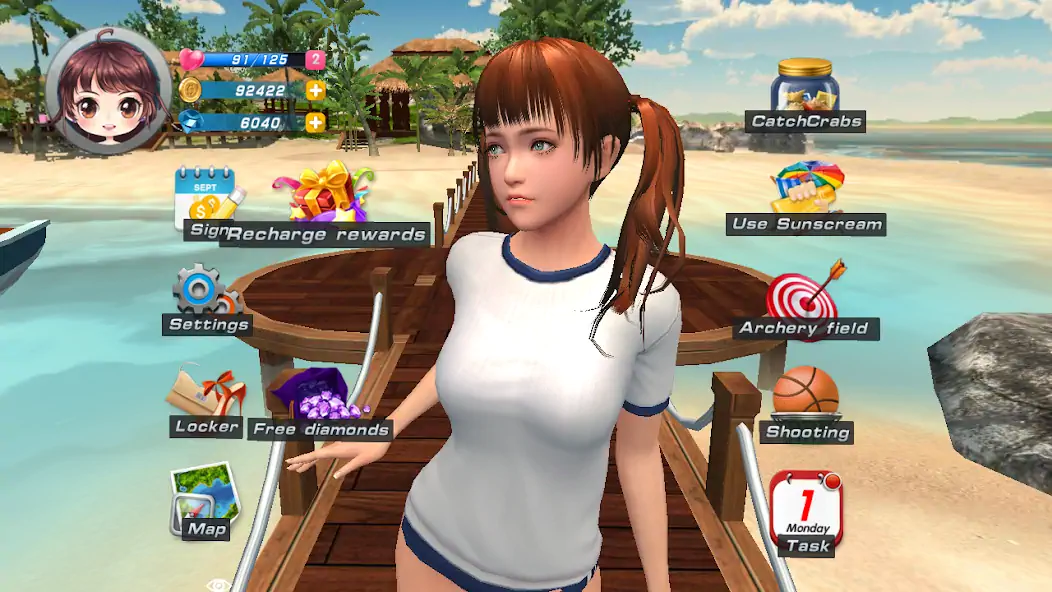 Download 3D Virtual Girlfriend Offline MOD [Unlimited money/gems] + MOD [Menu] APK for Android