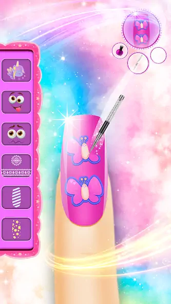 Download Nail Art game-Acrylic Nails MOD [Unlimited money/gems] + MOD [Menu] APK for Android
