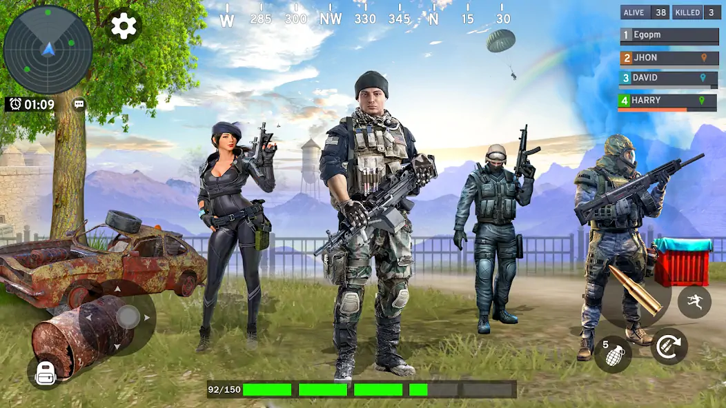 Download Army Commando FPS Shooting 3d MOD [Unlimited money/gems] + MOD [Menu] APK for Android