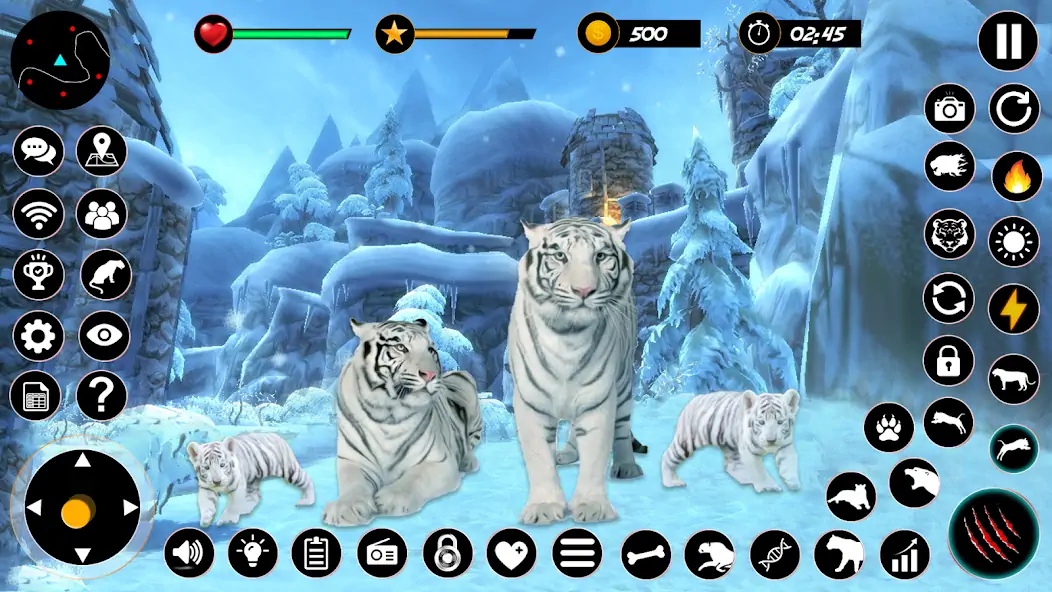 Download White Tiger Family Life Sim MOD [Unlimited money] + MOD [Menu] APK for Android