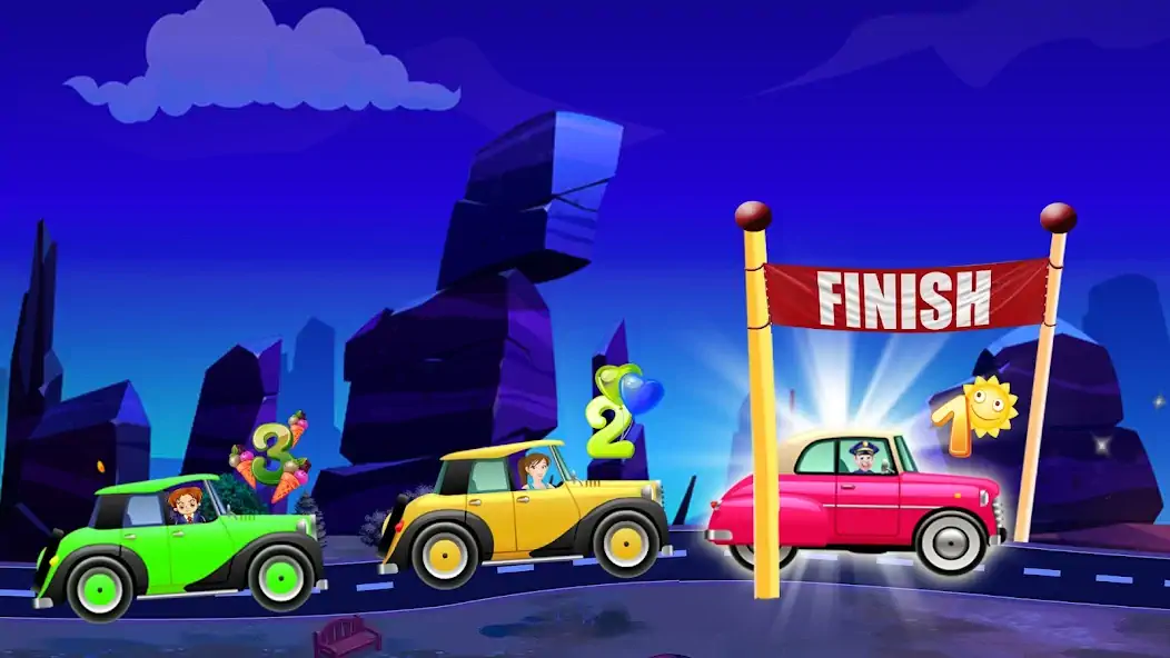 Download Kids Car Hill Racing Game MOD [Unlimited money] + MOD [Menu] APK for Android