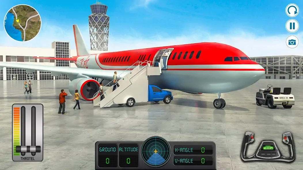 Download Airplane Simulator- Plane Game MOD [Unlimited money/gems] + MOD [Menu] APK for Android
