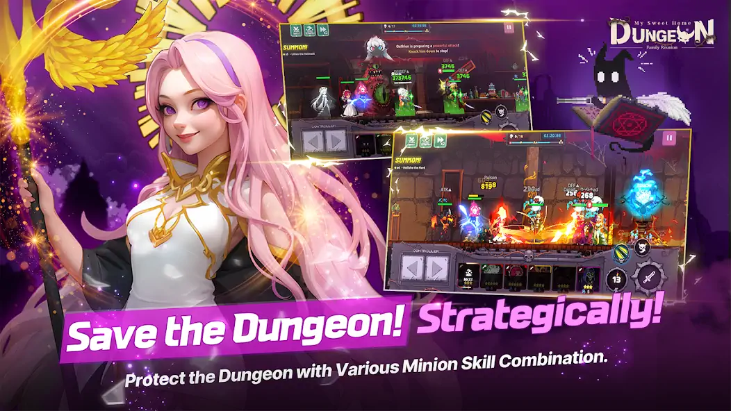 Download My Home Dungeon: Defense RPG MOD [Unlimited money/coins] + MOD [Menu] APK for Android