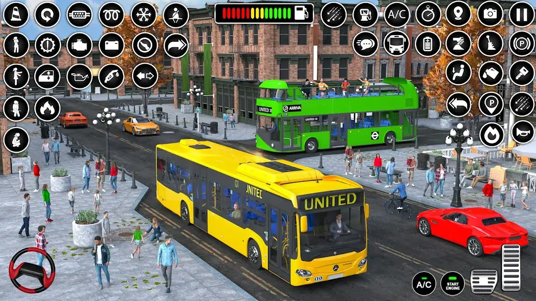 Download Bus Simulator Bus Driving Game MOD [Unlimited money/gems] + MOD [Menu] APK for Android
