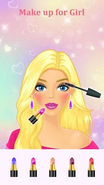 Download Makeup Girl : Salon Game MOD [Unlimited money/coins] + MOD [Menu] APK for Android
