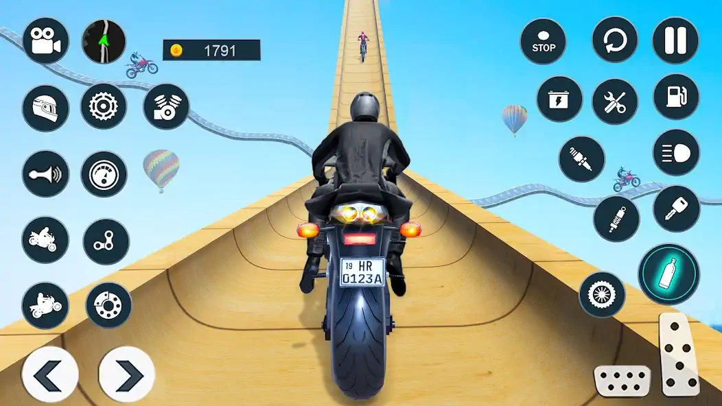 Download Mega Ramp Stunt Bike Games 3D MOD [Unlimited money/gems] + MOD [Menu] APK for Android