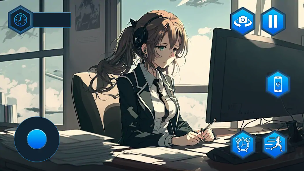 Download Anime Games: Office Girl Sim MOD [Unlimited money/gems] + MOD [Menu] APK for Android