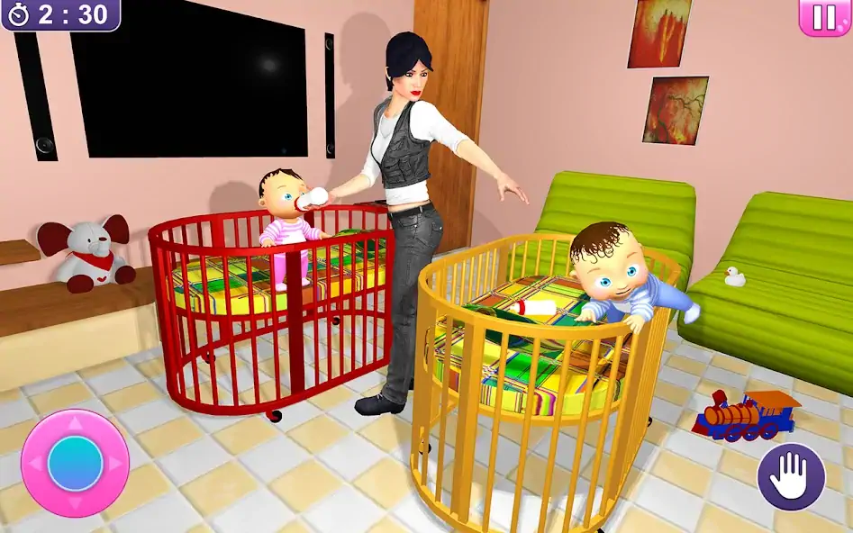 Download Real Twins Baby Simulator 3D MOD [Unlimited money/gems] + MOD [Menu] APK for Android