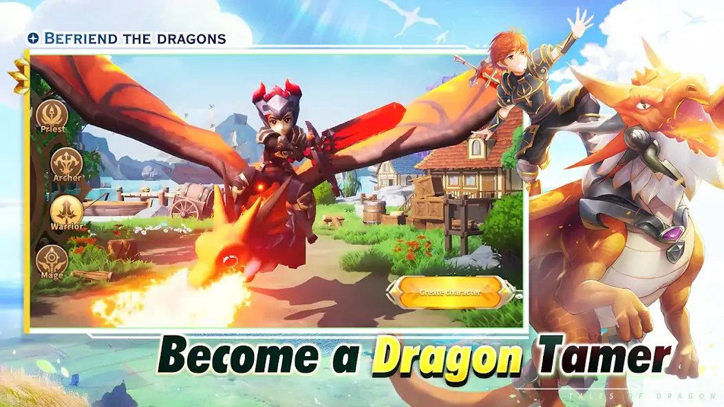 Download Tales of Dragon - Fantasy RPG MOD [Unlimited money/gems] + MOD [Menu] APK for Android