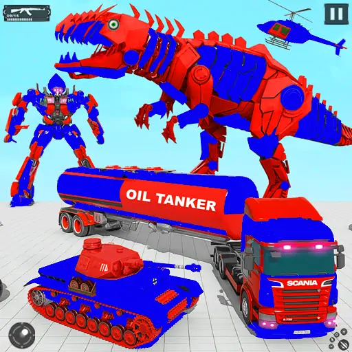 Download Robot Car Games Dino Transform MOD [Unlimited money/gems] + MOD [Menu] APK for Android