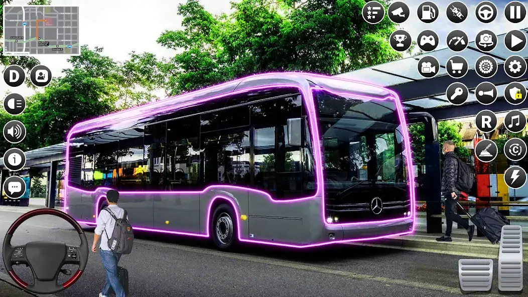 Download Offroad Passenger Bus 3D Sim MOD [Unlimited money] + MOD [Menu] APK for Android