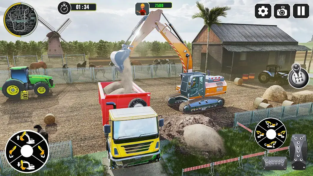 Download Excavator Truck Simulator Game MOD [Unlimited money/coins] + MOD [Menu] APK for Android
