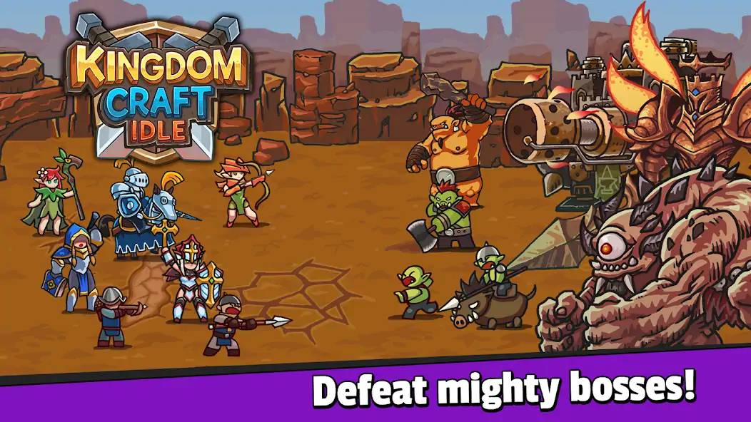 Download Kingdom Craft Idle MOD [Unlimited money/coins] + MOD [Menu] APK for Android