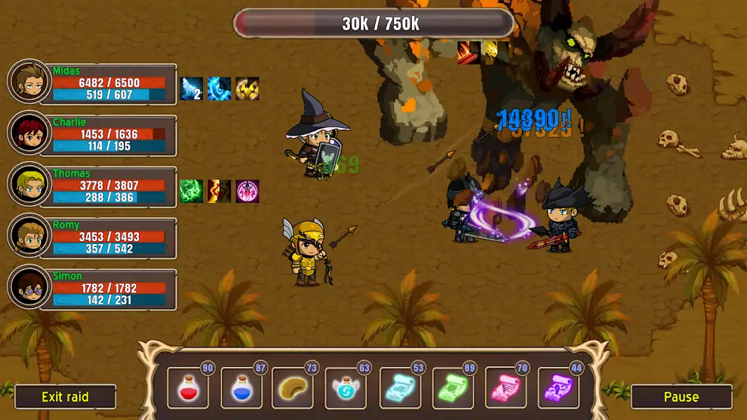 Download Epic Raiders - Old School RPG MOD [Unlimited money/gems] + MOD [Menu] APK for Android