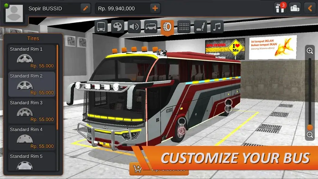 Download Bus Simulator Indonesia MOD [Unlimited money/gems] + MOD [Menu] APK for Android