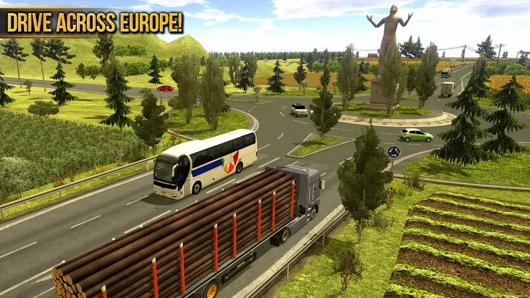 Download Truck Simulator : Europe MOD [Unlimited money] + MOD [Menu] APK for Android