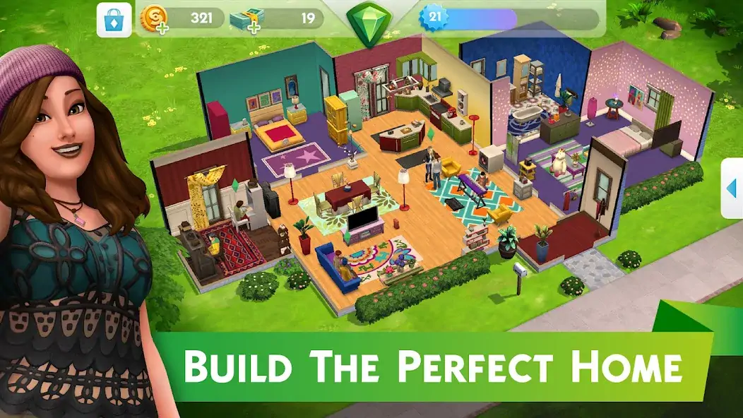 Download The Sims™ Mobile MOD [Unlimited money/gems] + MOD [Menu] APK for Android
