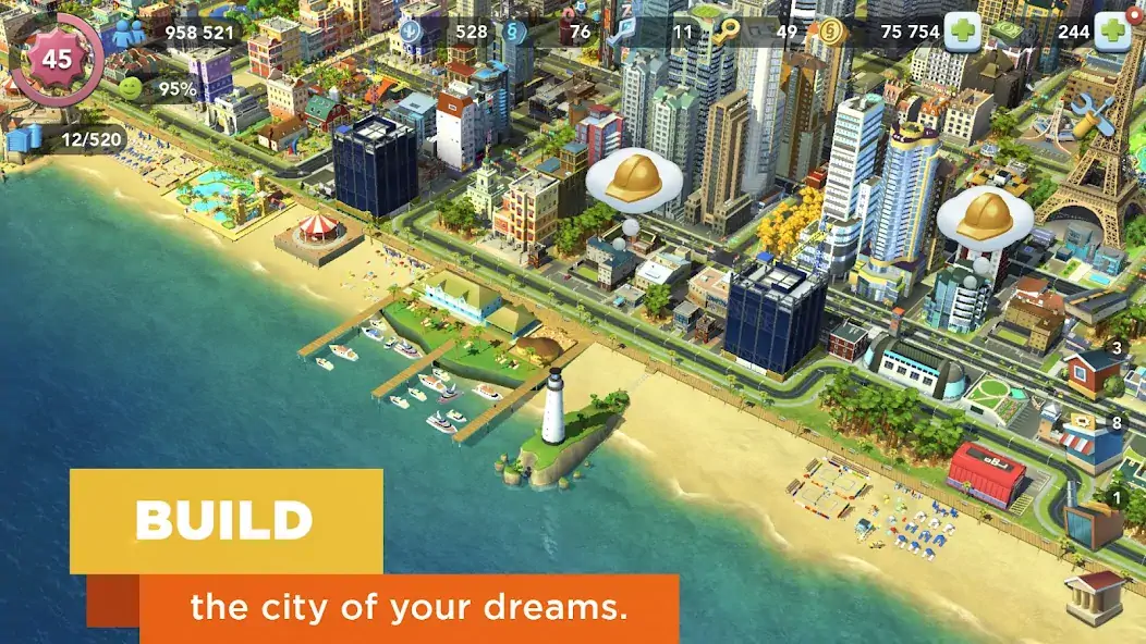 Download SimCity BuildIt MOD [Unlimited money/gems] + MOD [Menu] APK for Android