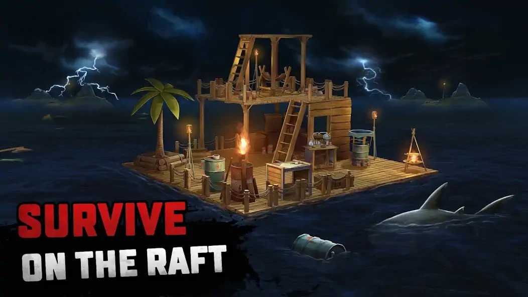 Download Raft Survival - Ocean Nomad MOD [Unlimited money/coins] + MOD [Menu] APK for Android