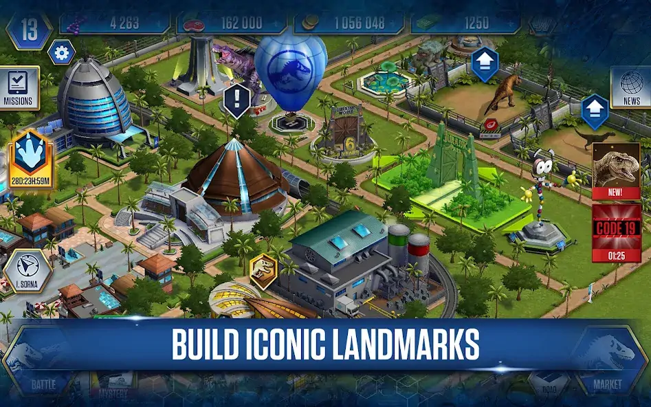 Download Jurassic World™: The Game MOD [Unlimited money/gems] + MOD [Menu] APK for Android