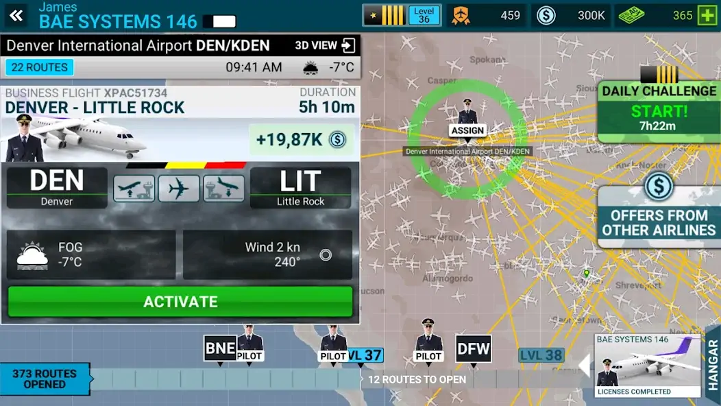 Download Airline Commander: Flight Game MOD [Unlimited money/gems] + MOD [Menu] APK for Android