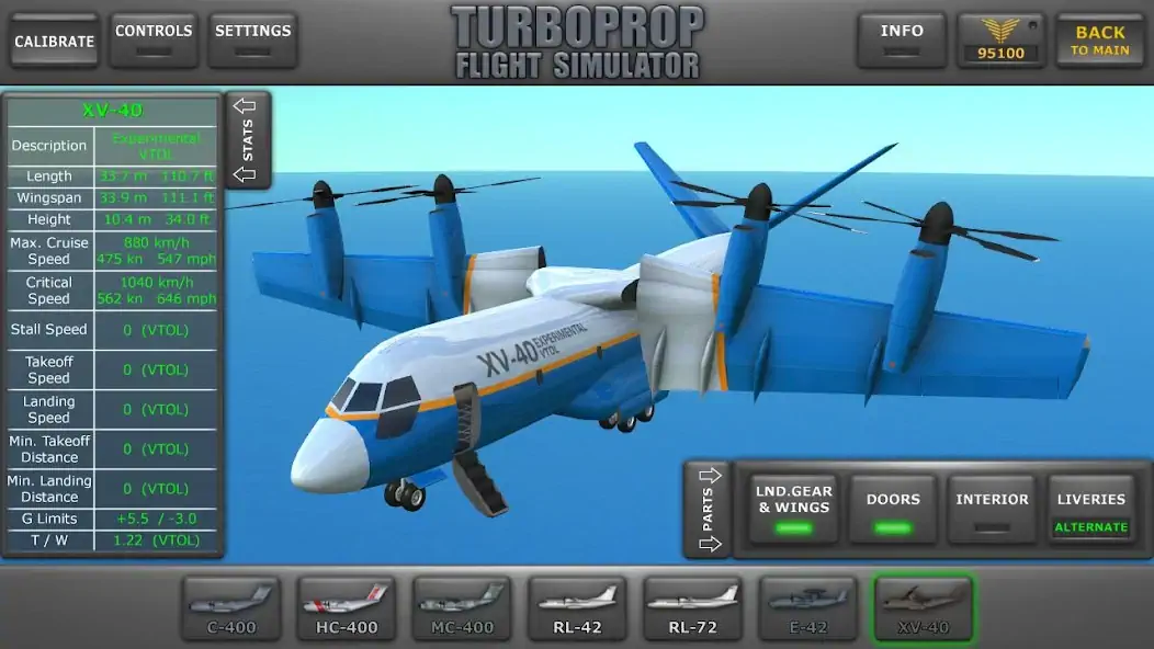 Download Turboprop Flight Simulator 3D MOD [Unlimited money/coins] + MOD [Menu] APK for Android