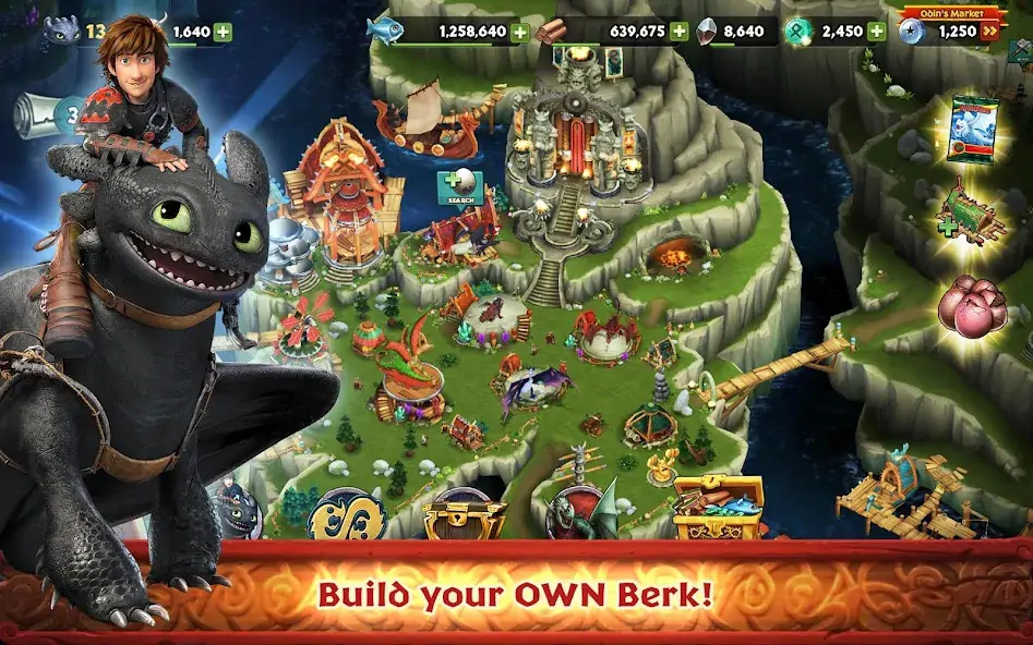 Download Dragons: Rise of Berk MOD [Unlimited money] + MOD [Menu] APK for Android