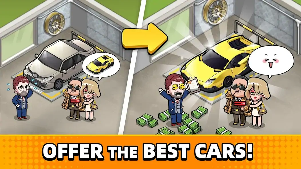 Download Used Car Tycoon Game MOD [Unlimited money/gems] + MOD [Menu] APK for Android
