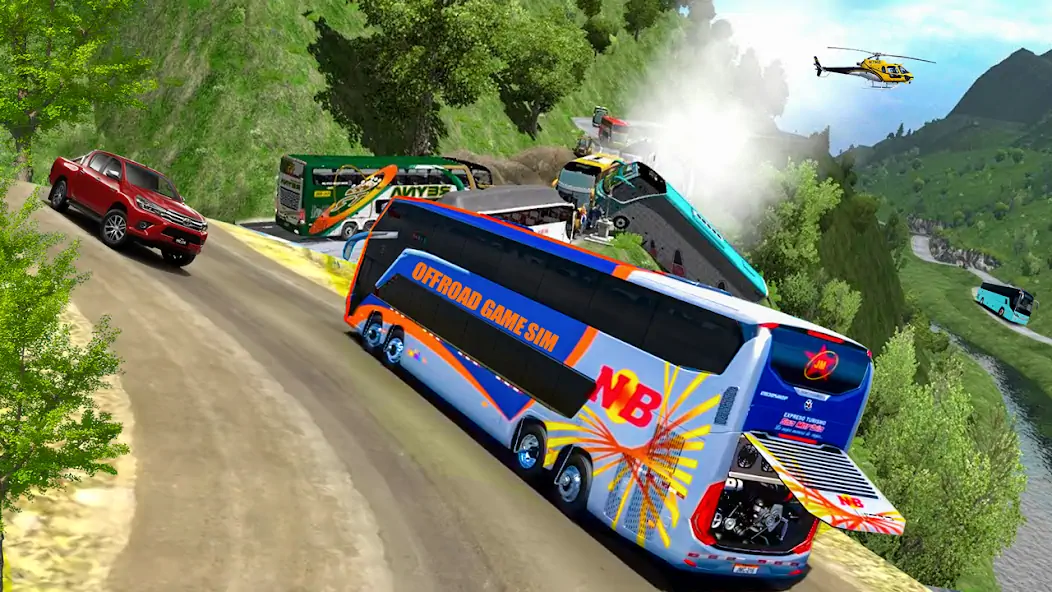 Download Hill Coach Bus Simulator 2023 MOD [Unlimited money] + MOD [Menu] APK for Android