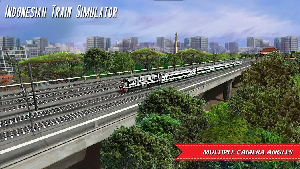 Download Indonesian Train Simulator MOD [Unlimited money/gems] + MOD [Menu] APK for Android
