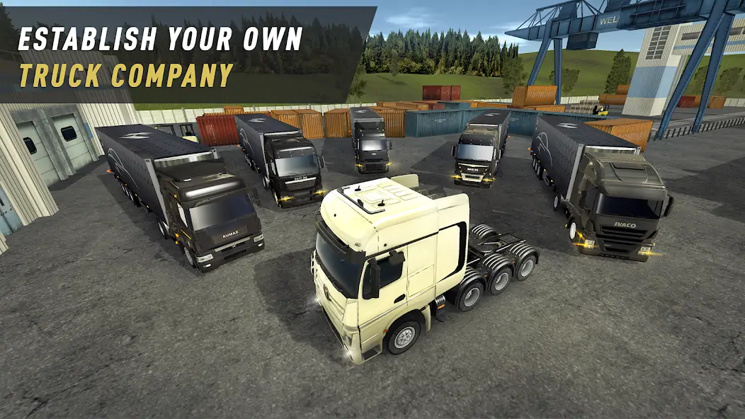 Download Truck World: Euro Simulator MOD [Unlimited money/gems] + MOD [Menu] APK for Android