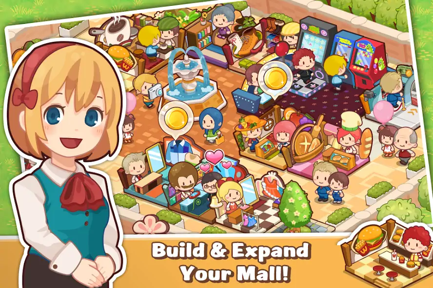 Download Happy Mall Story: Sim Game MOD [Unlimited money/gems] + MOD [Menu] APK for Android