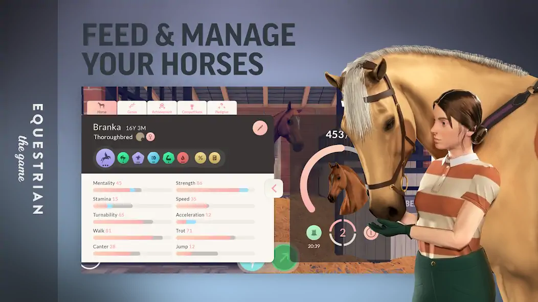 Download Equestrian the Game MOD [Unlimited money/gems] + MOD [Menu] APK for Android