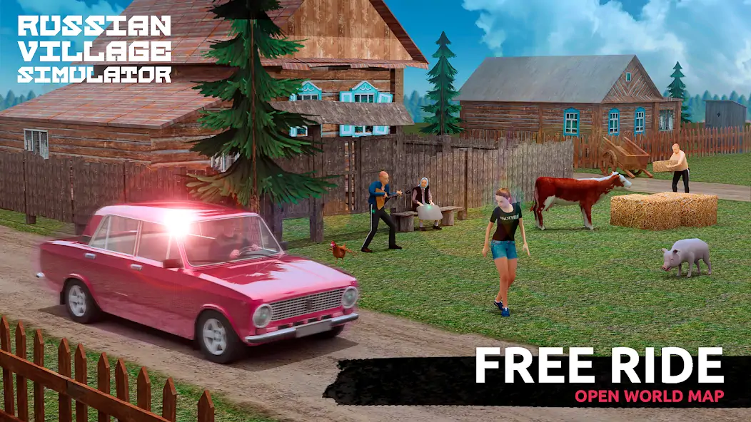 Download Russian Village Simulator 3D MOD [Unlimited money/coins] + MOD [Menu] APK for Android