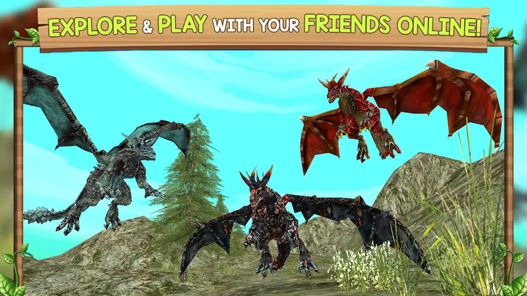 Download Dragon Sim Online: Be A Dragon MOD [Unlimited money/gems] + MOD [Menu] APK for Android