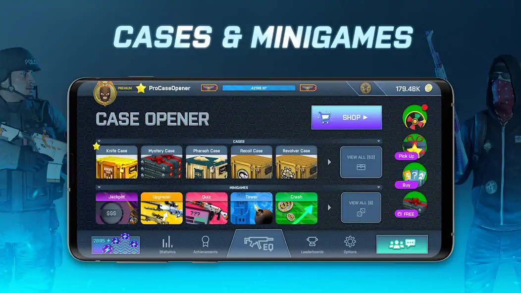 Download Case Opener - skins simulator MOD [Unlimited money/gems] + MOD [Menu] APK for Android