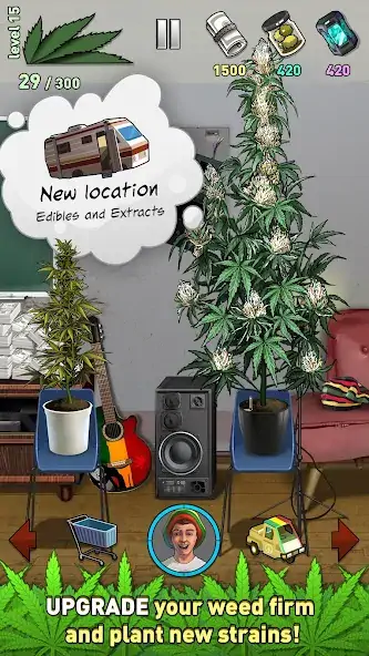 Download Weed Firm 2: Bud Farm Tycoon MOD [Unlimited money/gems] + MOD [Menu] APK for Android