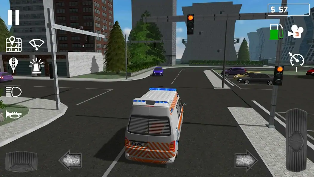Download Emergency Ambulance Simulator MOD [Unlimited money] + MOD [Menu] APK for Android