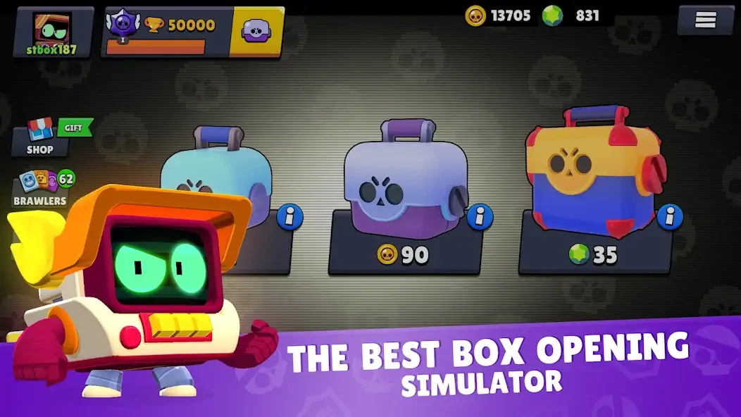 Download Star Box Simulator for BS MOD [Unlimited money/coins] + MOD [Menu] APK for Android